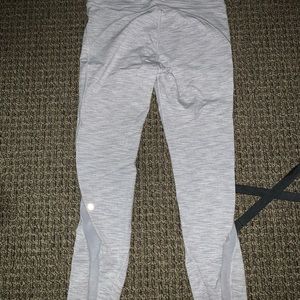 Lululemon white/grey leggings